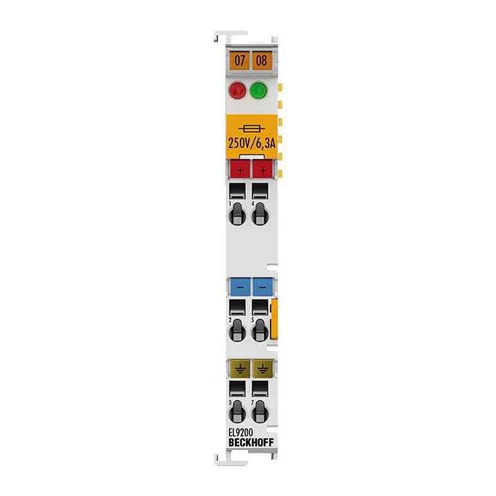 Beckhoff EtherCAT Terminal, potential supply, 24 V DC, replaceable fuses EL9200