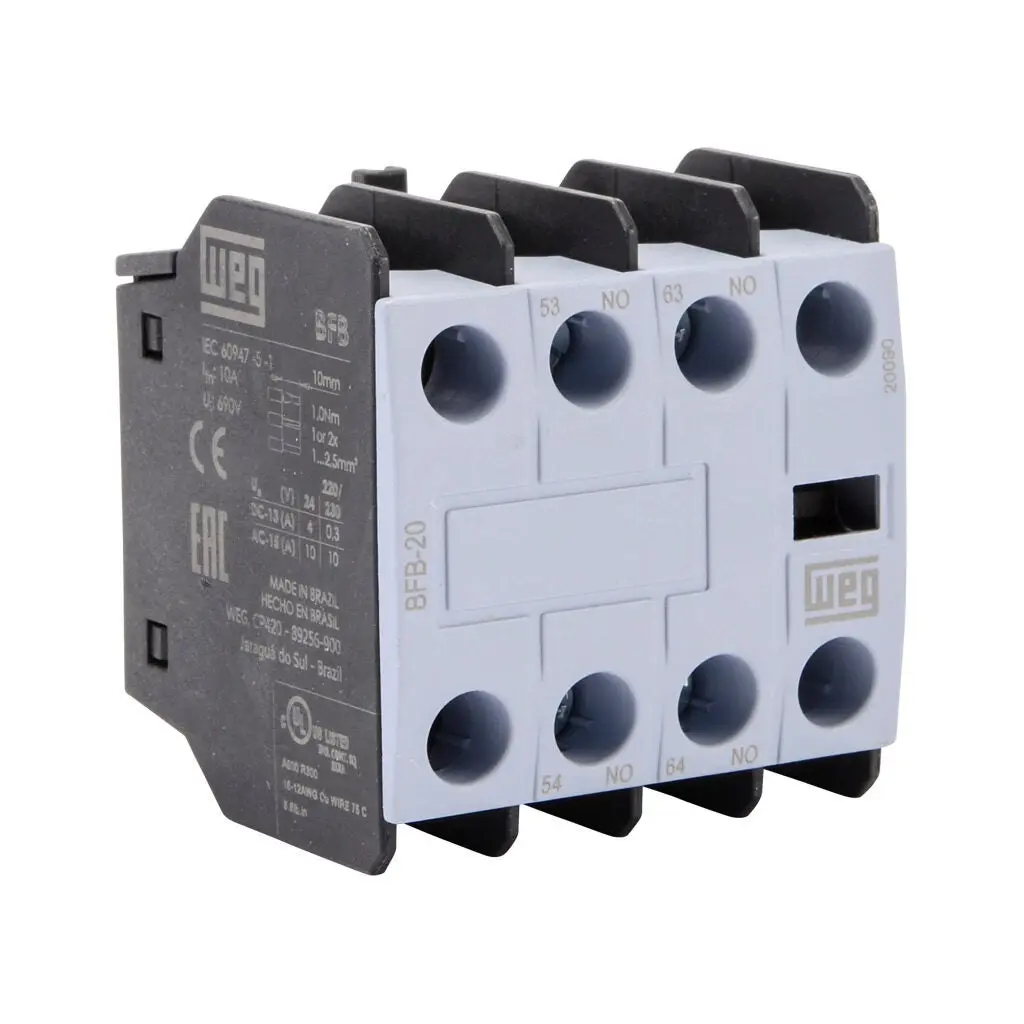 WEG Electric field installable auxiliary contact - BFB-20