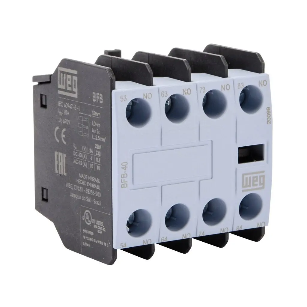WEG Electric field installable auxiliary contact - BFB-40