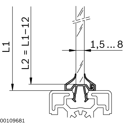 Bosch Rexroth PROTECTIVE PANE PROFILE L=2000