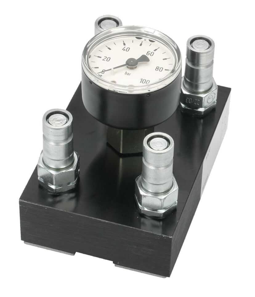Bosch Rexroth PRESSURE GAUGE TS-HC-VERT-4F-M