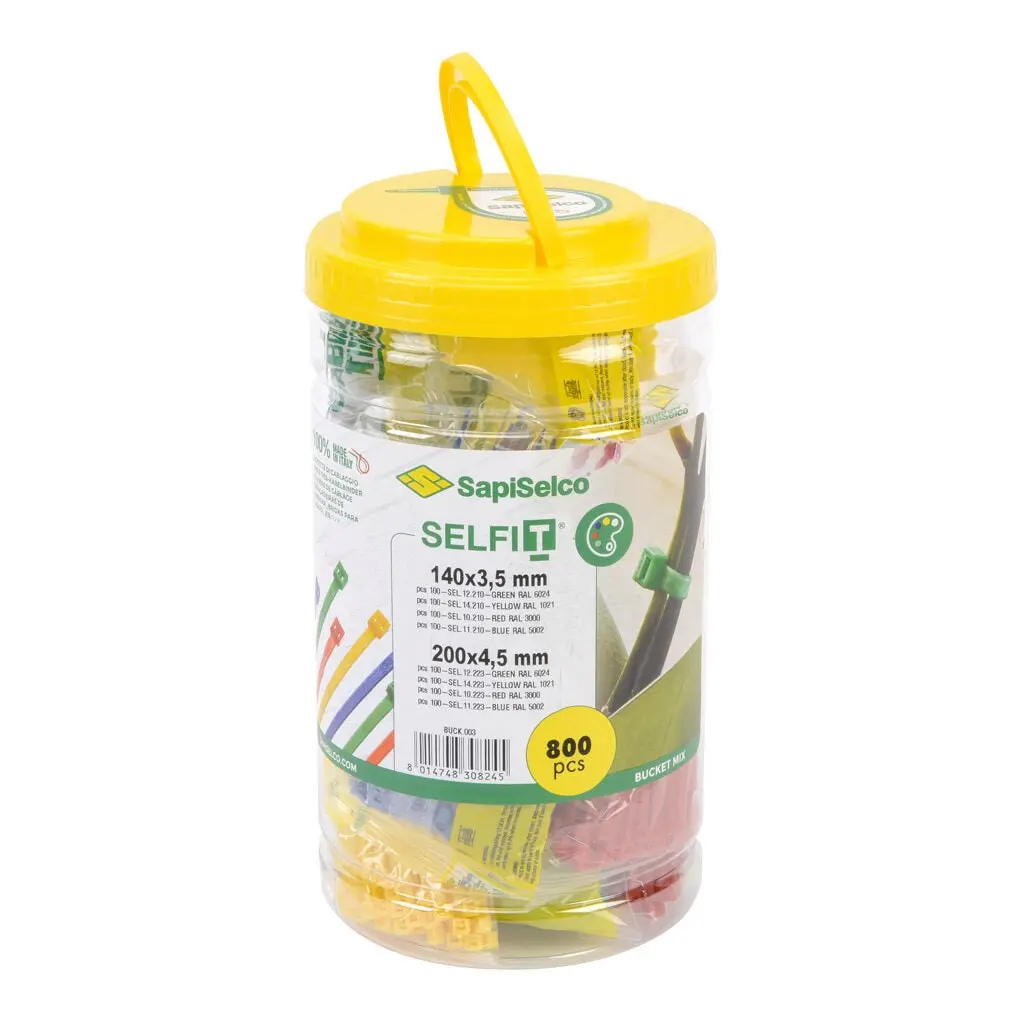 SapiSelco cable tie assortment kit - BUCK.003
