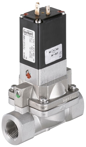 2/2-way-solenoid valve; servo assisted