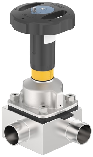 Diaphragm T-valve man. op. FullFct