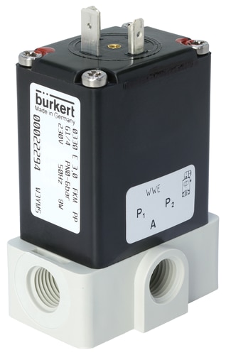 3/2-way-solenoid valve; direct acting