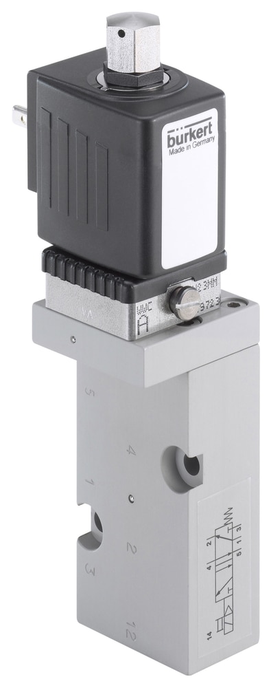 Buerkert Type 6519 5/3-way-pneumatic valve 32 mm