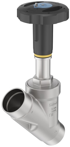 Buerkert Type 2920 2/2-way angle seat valve manual operated