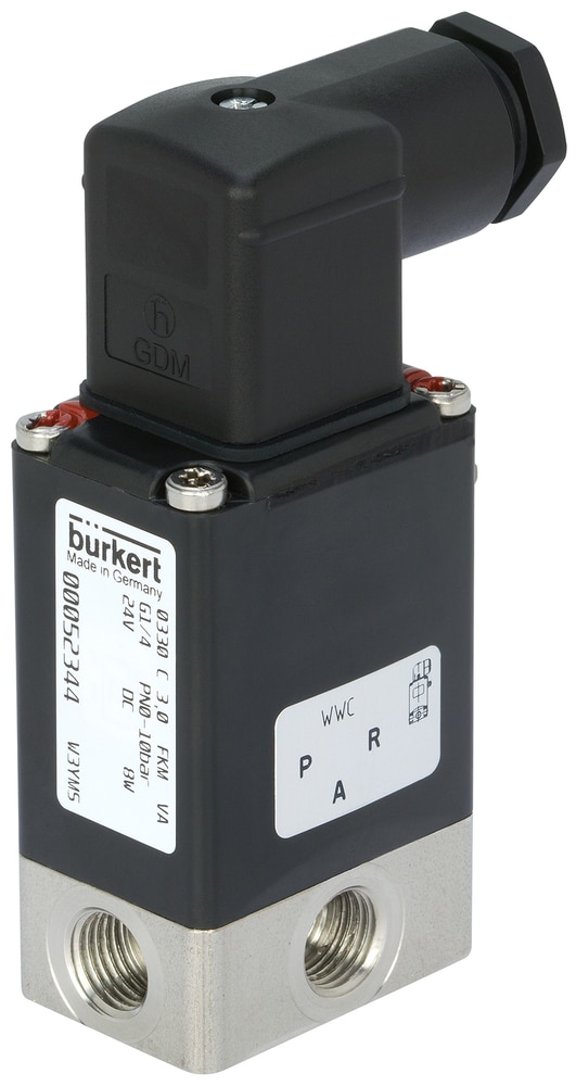 3/2-way-solenoid valve; direct acting