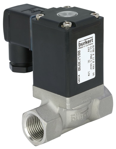 2/2-way-solenoid valve; servo assisted