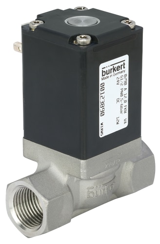 2/2-way-solenoid valve; servo assisted