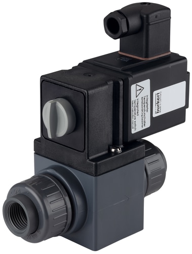 3/2-way-solenoid valve f.aggress. medium