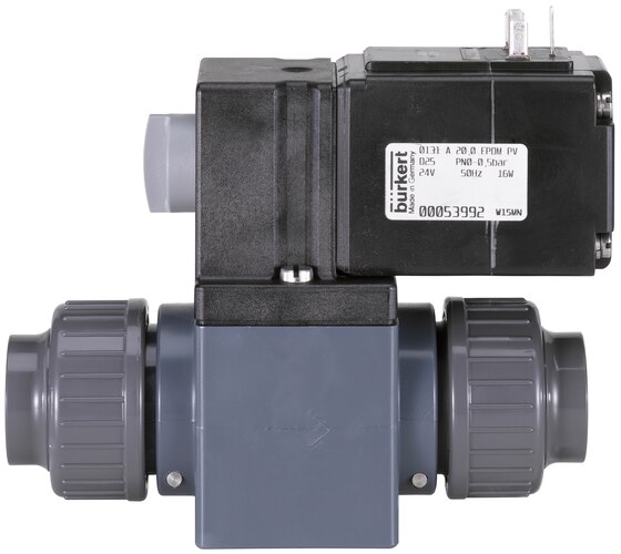 2/2-way-solenoid valve f.aggress. medium