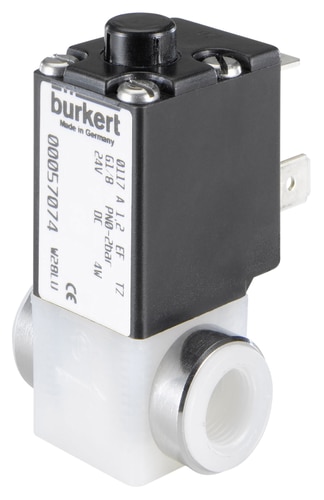 2/2-way-solenoid valve f.aggress. medium