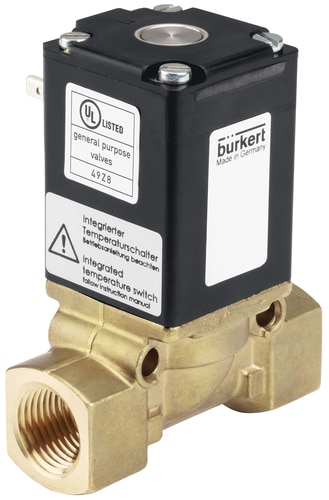 Buerkert Type 0290 2/2-way-solenoid valve; servo assisted