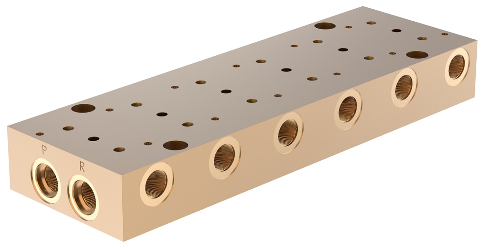 Buerkert Type KM00 Connection plate 6-FACH
