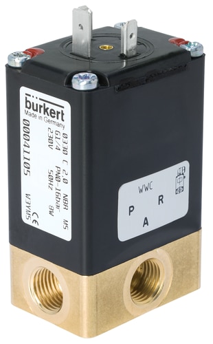 Buerkert Type 0330 3/2-way-solenoid valve; direct acting
