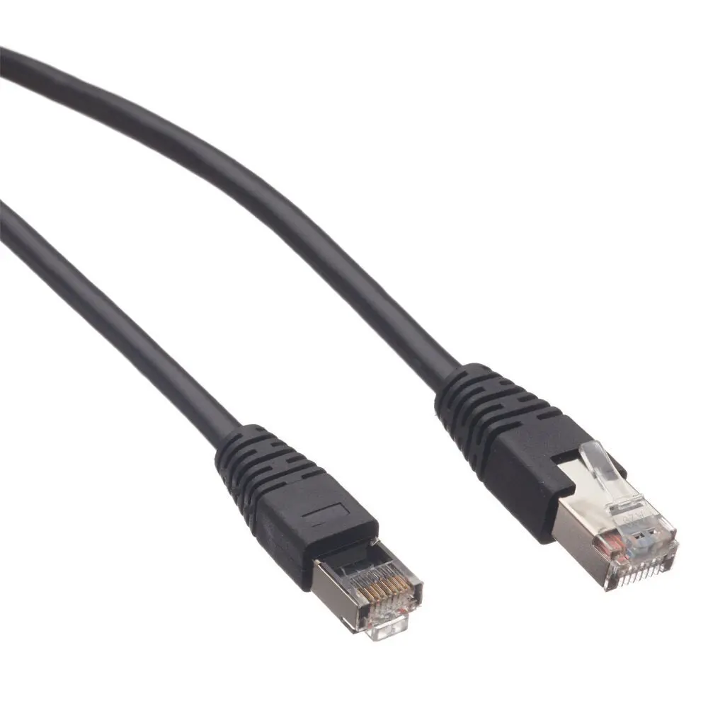 AutomationDirect Cat5e Ethernet straight-through patch cable - C5E-STPBK-S3