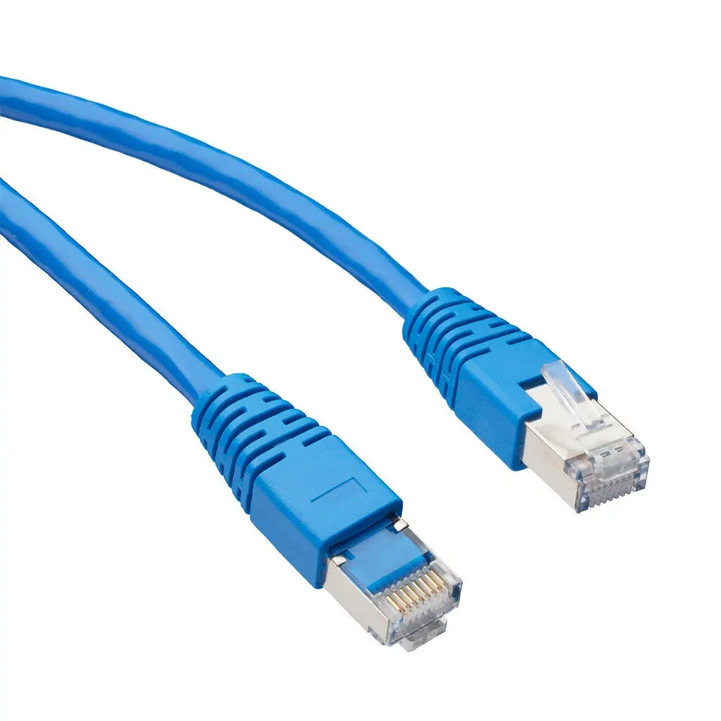 AutomationDirect Cat6a Ethernet straight-through patch cable - C6A-STPBL-S14