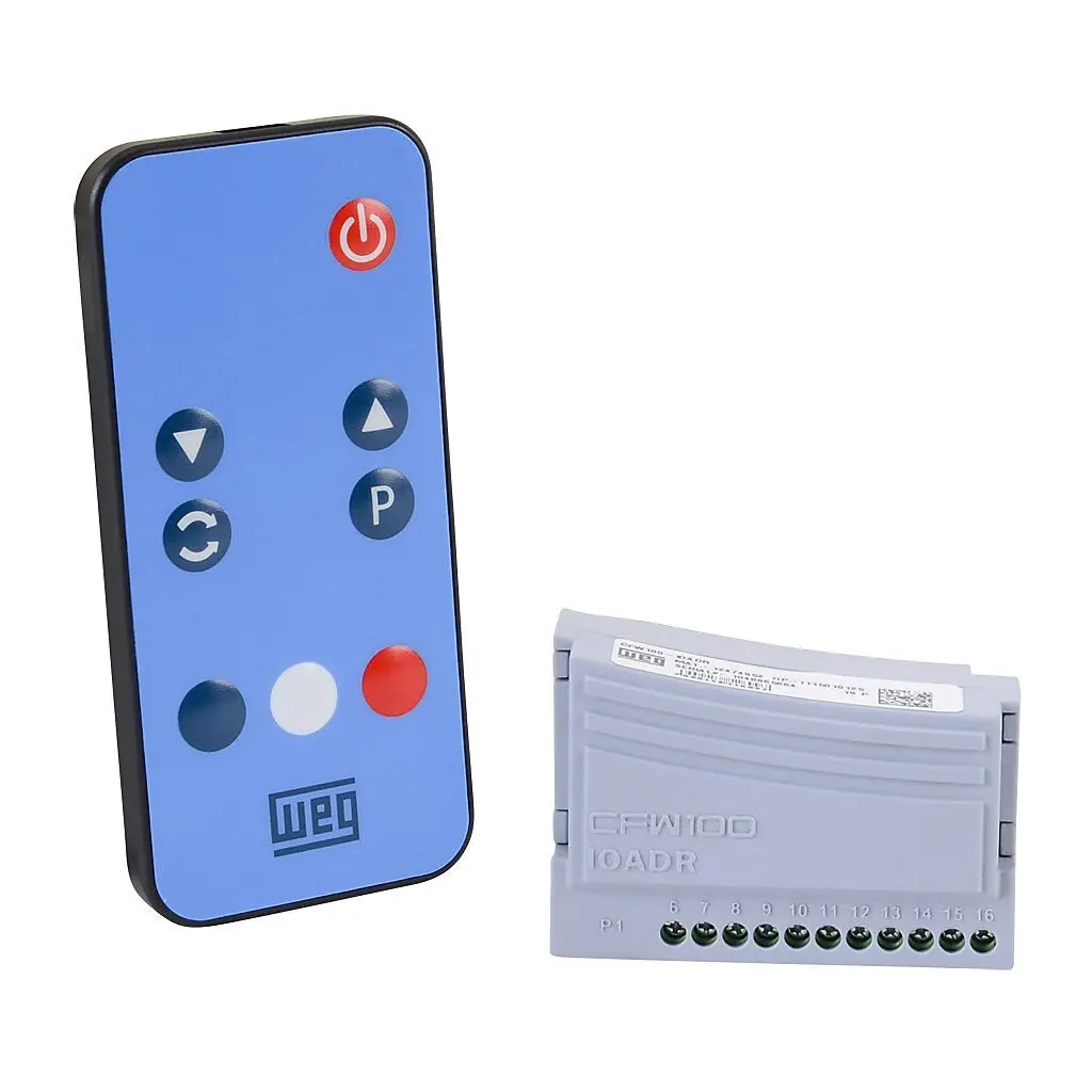 WEG Electric CFW100 series temperature combo module with infrared remote control - CFW100-IOADR