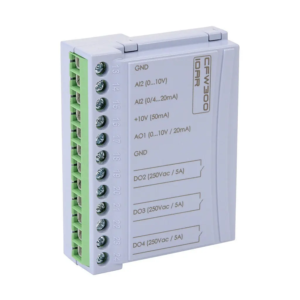 WEG Electric CFW300 series relay/analog combo module - CFW300-IOAR