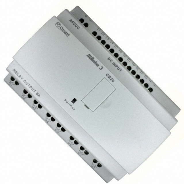 Crouzet 88970031 — Programmable Logic Controller (PLC) Chassis Mount, DIN Rail 24VDC