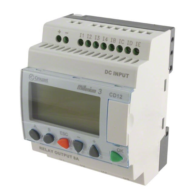 Crouzet 88970041 — Programmable Logic Controller (PLC) Chassis Mount, DIN Rail 24VDC
