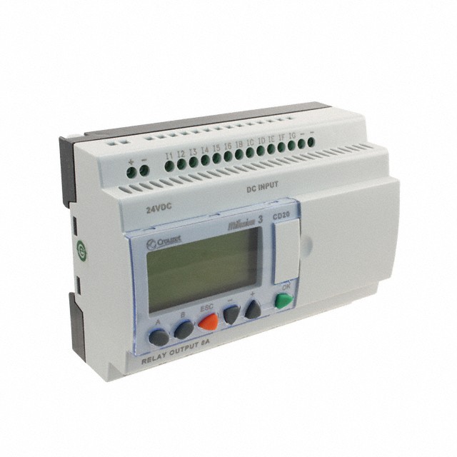 Crouzet 88970051 — Programmable Logic Controller (PLC) Chassis Mount, DIN Rail 24VDC