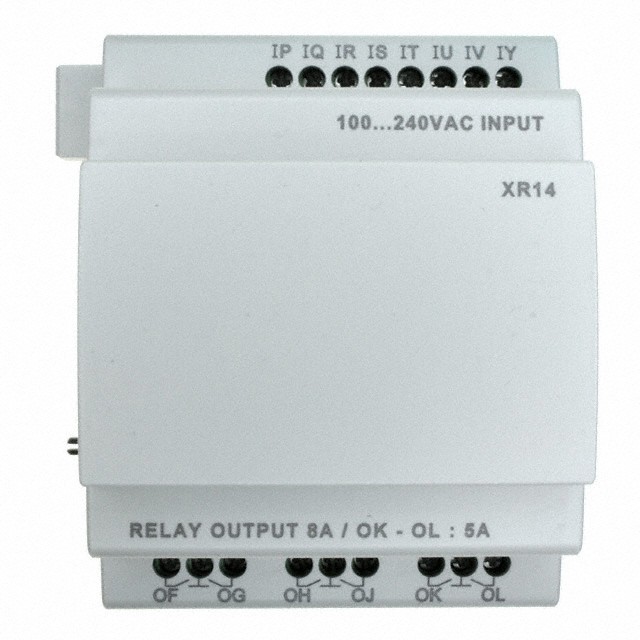 Crouzet 88970233 — Input, Output (I/O) Module Chassis Mount, DIN Rail 100 ~ 240VAC