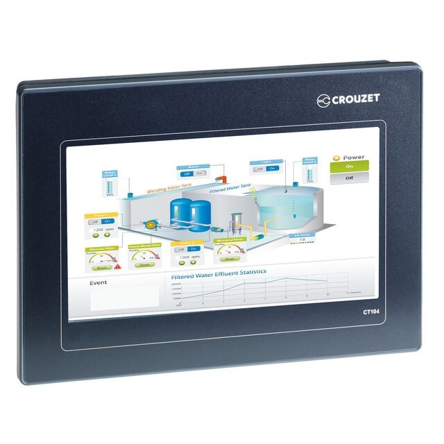 Crouzet 88970524 — Human Machine Interface (HMI) Touchscreen 4.3" Color