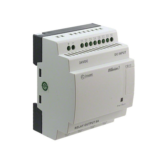 Crouzet 88974021 — Programmable Logic Controller (PLC) Chassis Mount, DIN Rail 24VDC
