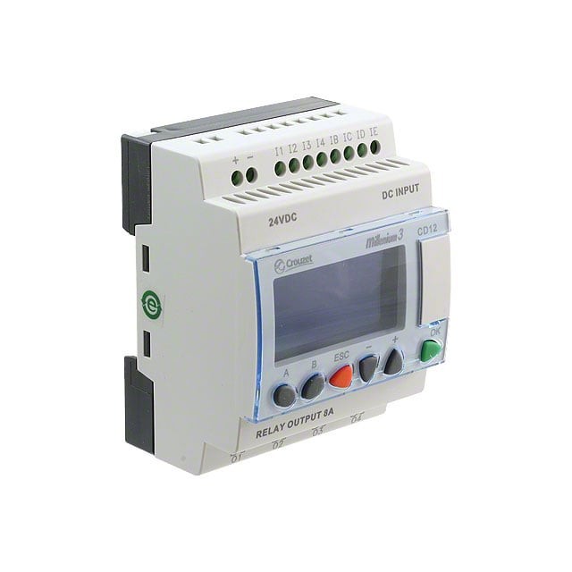 Crouzet 88974041 — Programmable Logic Controller (PLC) Chassis Mount, DIN Rail 24VDC