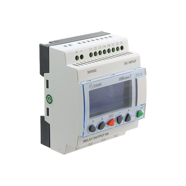 Crouzet 88974042 — Programmable Logic Controller (PLC) Chassis Mount, DIN Rail 24VDC