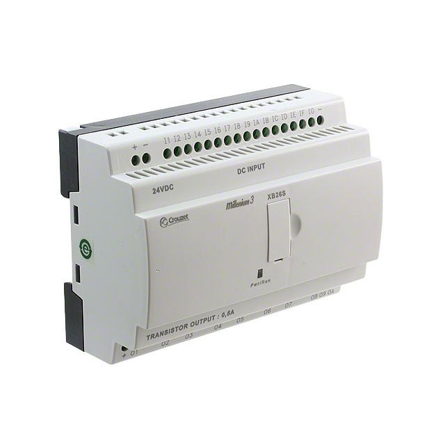 Crouzet 88974152 — Programmable Logic Controller (PLC) Chassis Mount, DIN Rail 24VDC