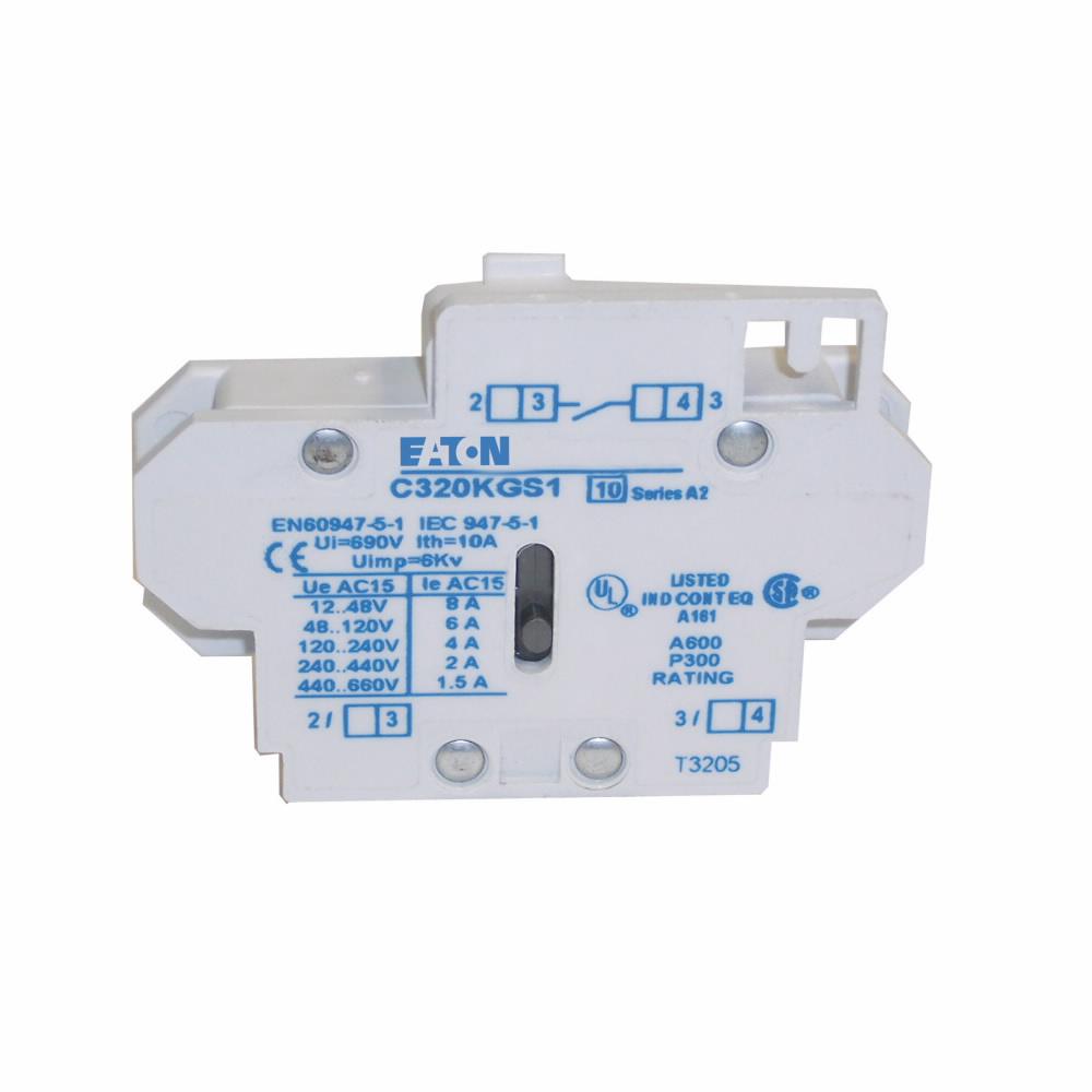 Cutler-Hammer C320KGS1 - Eaton - Auxiliary Block