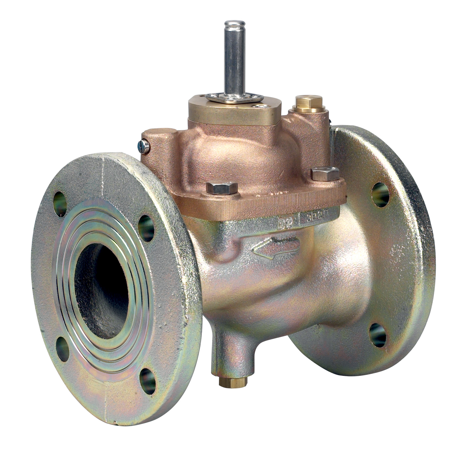 Danfoss Solenoid valve, EV220B, Function: NC, Flange, 2 1/2 in, 50 m&sup3;/h, NBR