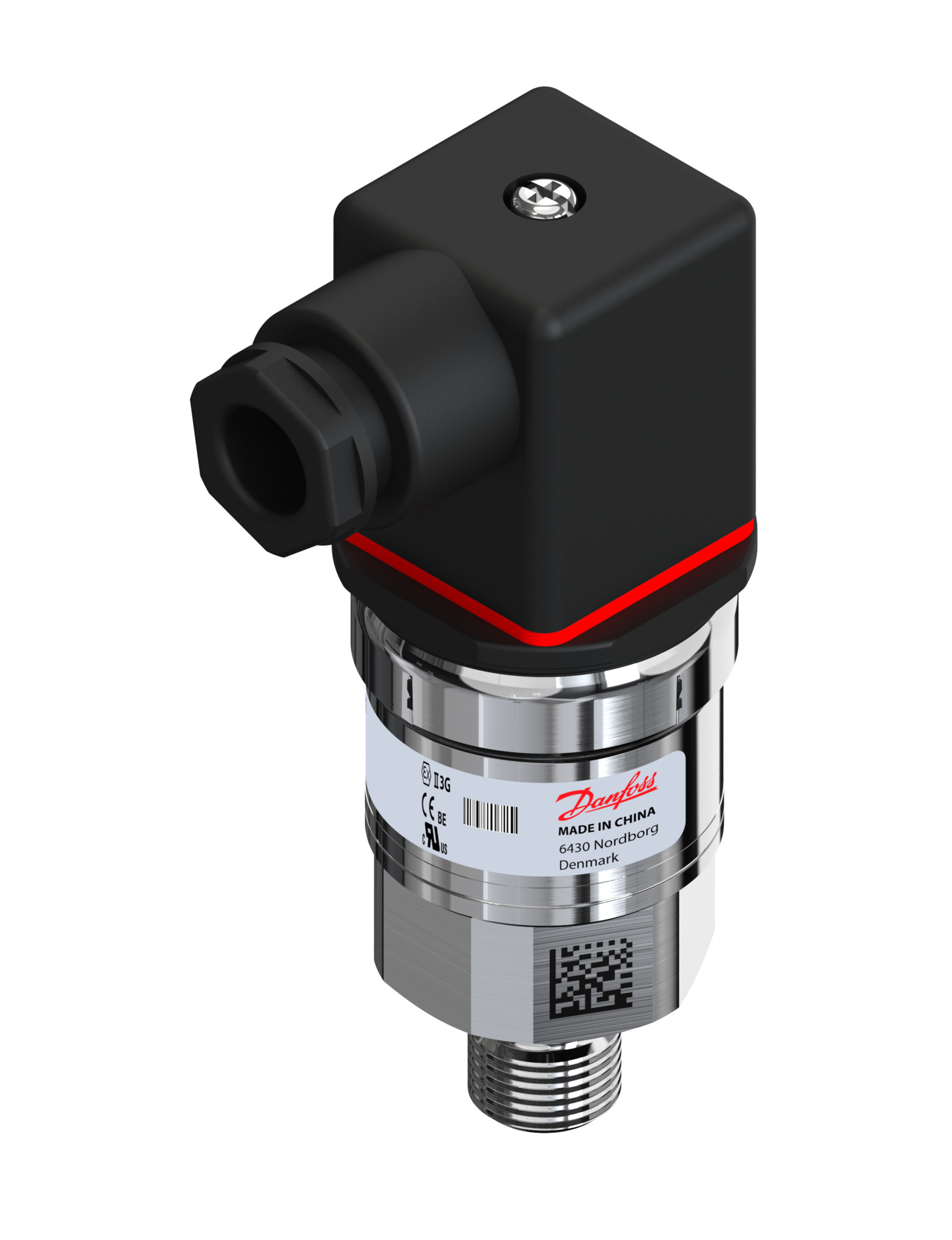 Danfoss Pressure transmitter, MBS 3300, 0 bar - 40 bar, 0 psi - 580 psi