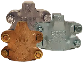 Dixon Valve & Coupling Dixon Boss® Clamp 4 Bolt Type, 2 Gripping Fingers BU24