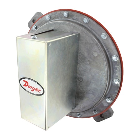 Dual pressure switch, range 2.0-11" w.c., .25 min. deadband, .65 max. deadband, 2.3 adj. diff. between set points.