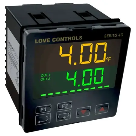 Dwyer Instruments 1/16 DIN temperature/controller, volt pulse/relay RS485, 2 event inputs