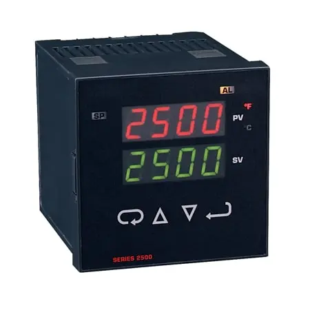 Dwyer Instruments Temperature controller, thermocouple input, 5 VDC output, with alarm.