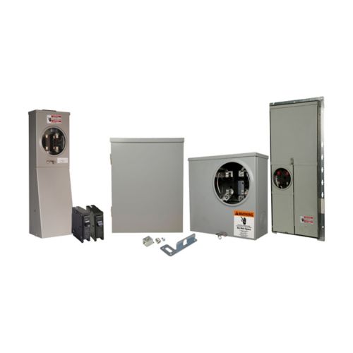 Eaton HP402440SHL400 House Panel, CSR2200 main breaker, BRH/BWH secondary breaker, 400A, 120/240V, Ringless, 24 spaces, 40 circuits, 22 kAIC, Surface mounting, Aluminum bus, UG feed, Lever bypass, 1 socket, Lug landings for compression, lugs not included