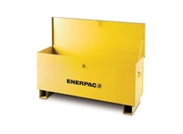 Enerpac CM-16 steel storage case with 16 cu. ft. capacity for organizing and protecting hydraulic tools and accessories. Durable steel construction wi