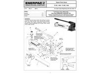 Enerpac P391K2 repair kit for P-391 series two-speed hydraulic hand pumps. Includes seals and components to restore pump performance to 10,000 psi (70