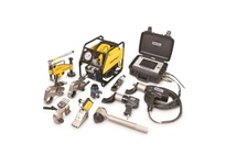 Enerpac TQM 366545 multiport kit for TQ700 hydraulic torque wrench, rated for 10,000 psi (700 bar) operating pressure. Durable steel construction enab