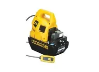 Enerpac ZU4108DB Z-Class universal electric hydraulic pump with 8 L reservoir, 115 V single-phase motor, and 10,000 psi operating pressure. Features V