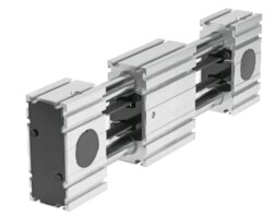 Belt driven linear actuator ELGR-TB-55-200-0H