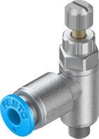 Festo One-way flow control valve GRLA-M5-QS-4-RS-D
