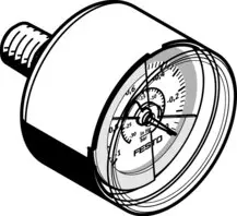Festo Vacuum gauge VAM-40-V1/0-R1/8-E-RG