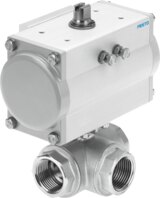 Ball valve actuator unit VZBM-A-2"-RP-25-F-3L-B2-PA80