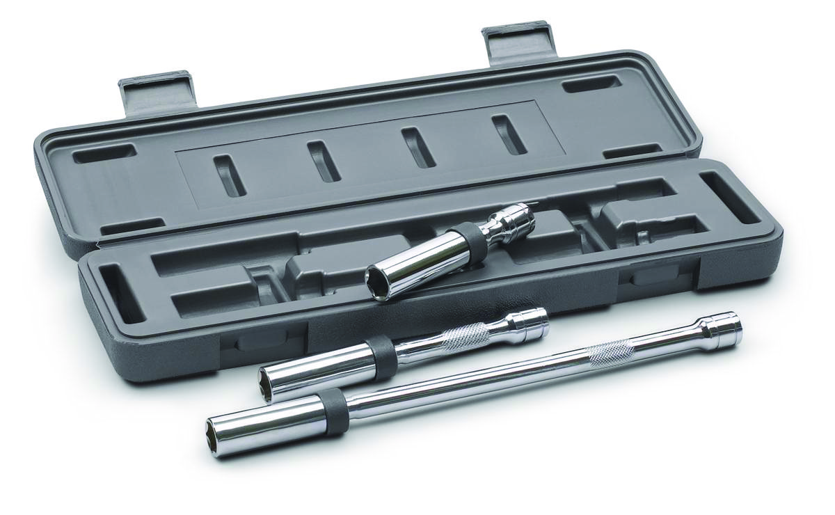 GEARWRENCH 3 Piece 3/8" Drive 6 Point Magnetic Swivel Spark Plug Set
